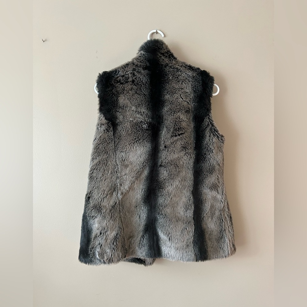 Kristen Blake Faux Fur Brown and Tan Vest Women’s size Small - Picture 11 of 11
